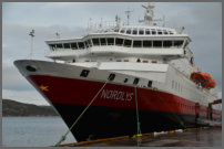 ons HUTIGRUTEN schip NORDLYS