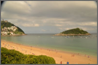 strand bij SAN SEBASTIAN