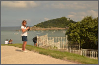 park bij strand van SAN SEBASTIAN