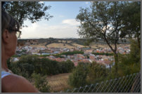 uitzicht vanuit de camping