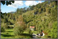 Landschap onderweg naar POSTOJNA