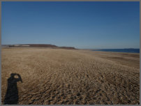 dit keer een hiking over een goed beloopbaar strand