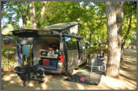 met wat moeite de camping gevonden