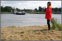 De Maas oversteken bij Afferden