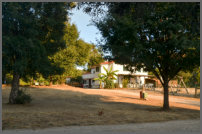 de receptie van de camping