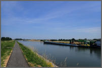 kanaal in noordelijke richting
