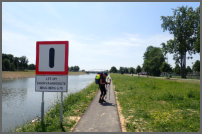kanaal in zuidelijke richting